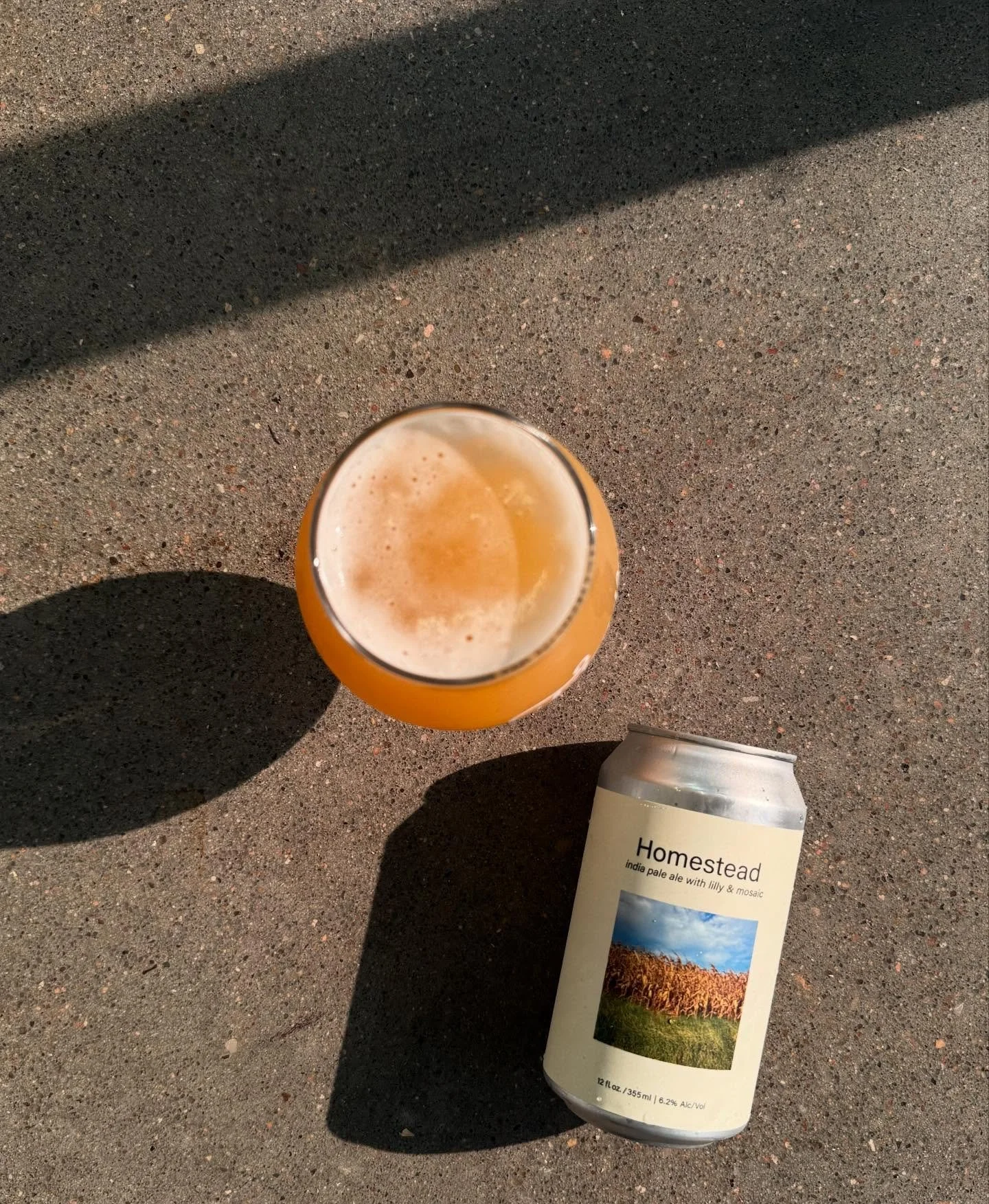 Today we are releasing HOMESTEAD.

HOMESTEAD is a Hazy IPA with a limited release experimental hop called Lily from Eggers Hops (@eggershops) in New Zealand, along with a little Mosaic. It has an intense tropical fruit profile with Valencia Orange vi