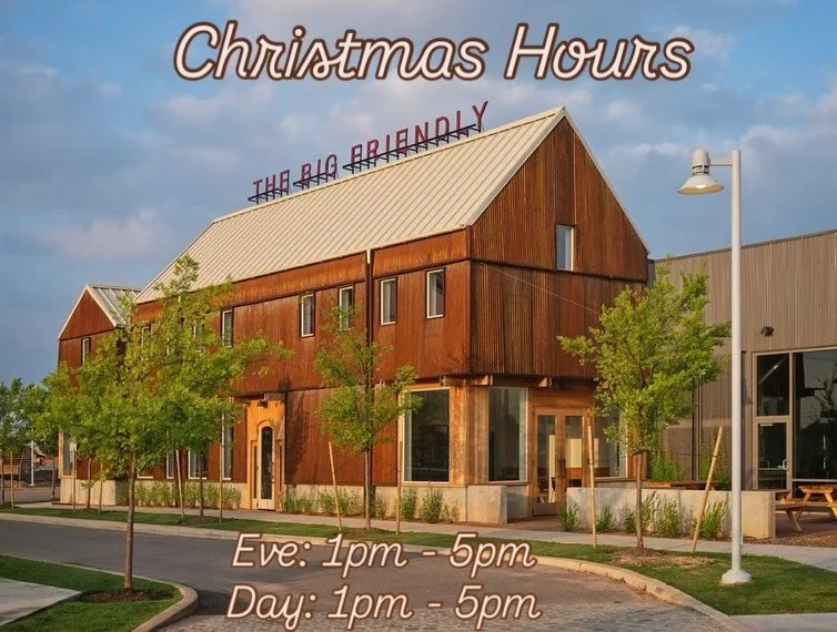 Hello Friends! We are open 1pm - 5pm on Christmas Eve and Christmas!
-
-
-
#drinkfriendly #OKC is #theBIGfriendly