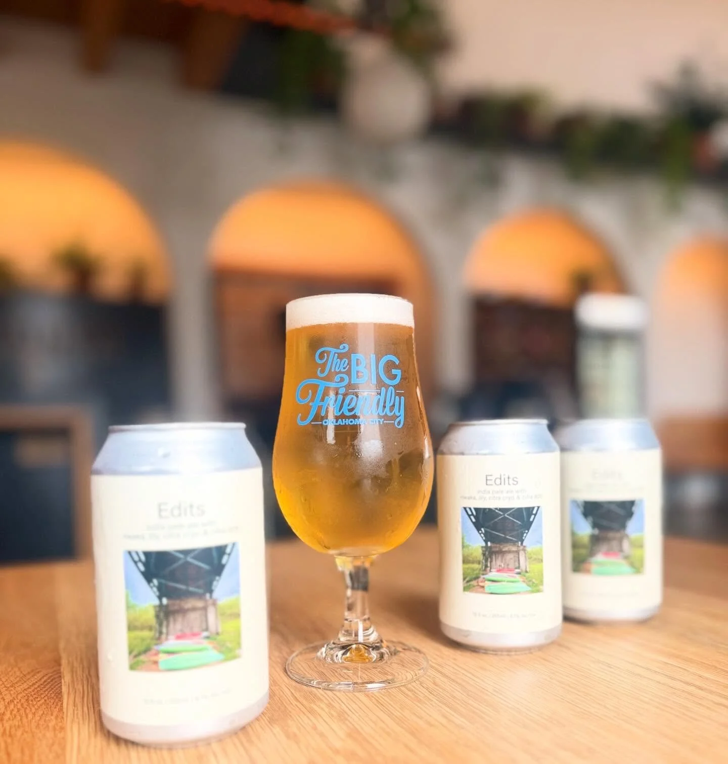 Today we are releasing EDITS.

EDITS is a West Coast IPA with Riwaka, Lily, Citra Cryo &amp; Citra 805. 

It will be available on draft or in cans to go.
-
-
-
#drinkfriendly #OKC is #theBIGfriendly