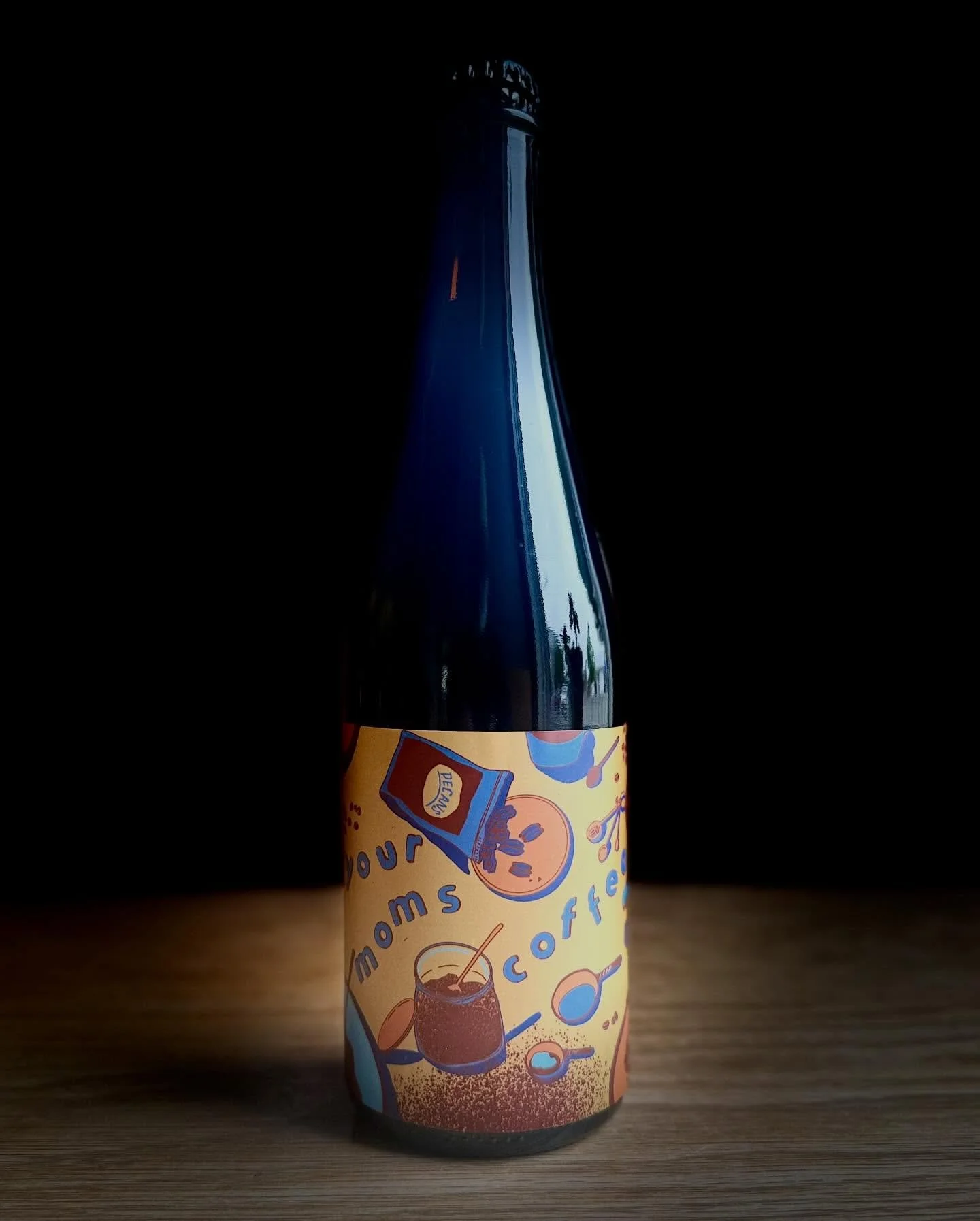 Today we are releasing YOUR MOMS COFFEE CAKE.

YOUR MOMS COFFEE CAKE is an Imperial Stout with Roasted Pecans, Roasted Coffee Beans, Cinnamon &amp; Vanilla Beans.

It will be available on draft or in bottles to go!
-
Artwork by @crbo.designs 
-
-
-
#