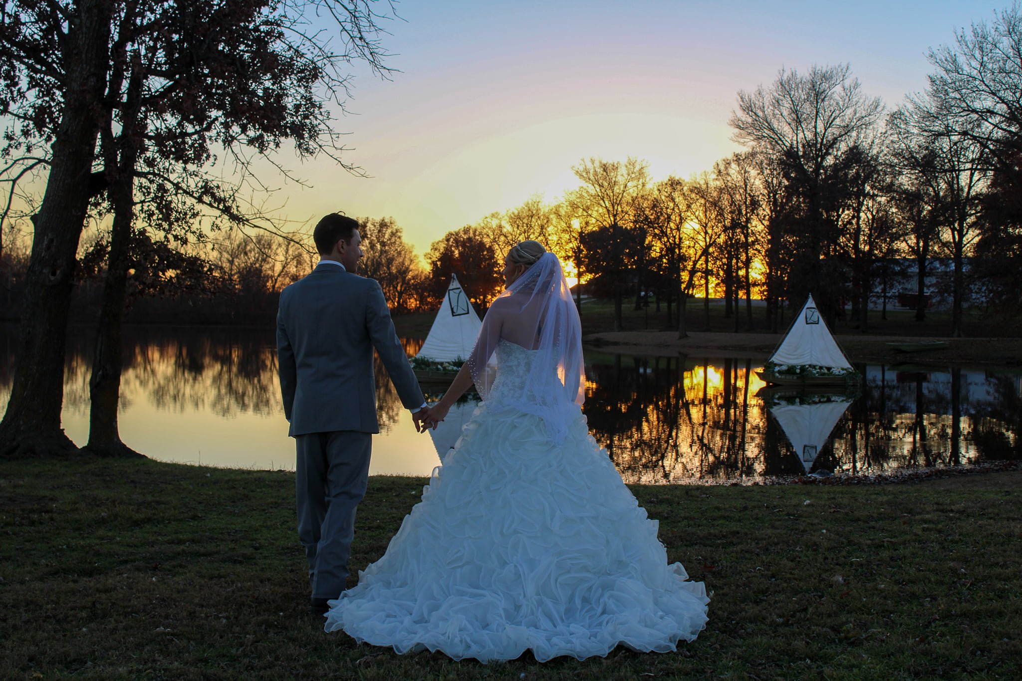 Currann.Lopez Newly Weds by Lake.jpg