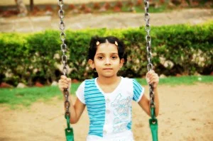 A little girl we met while in India.