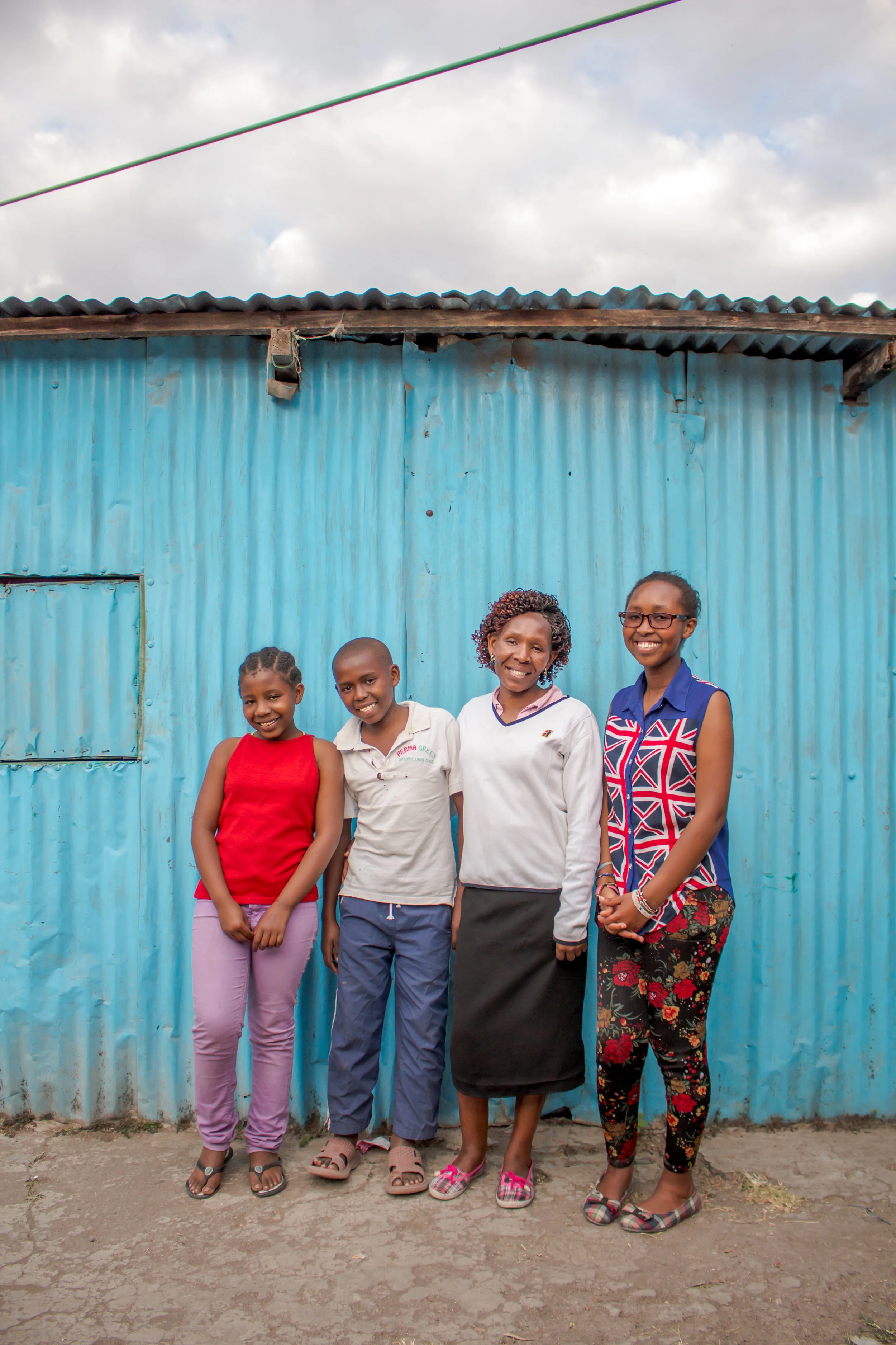 Mercy, Emmanuel, Veronica, and Rachel (Photo Credit: Jason Dotsch)