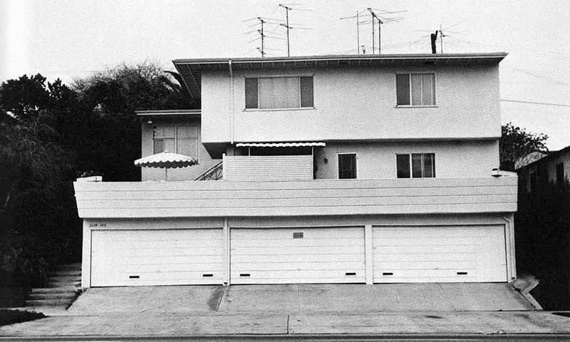 Edward Ruscha, "2014 S. Beverly Glen Blvd.," from Some Los Angeles Apartments , 1965