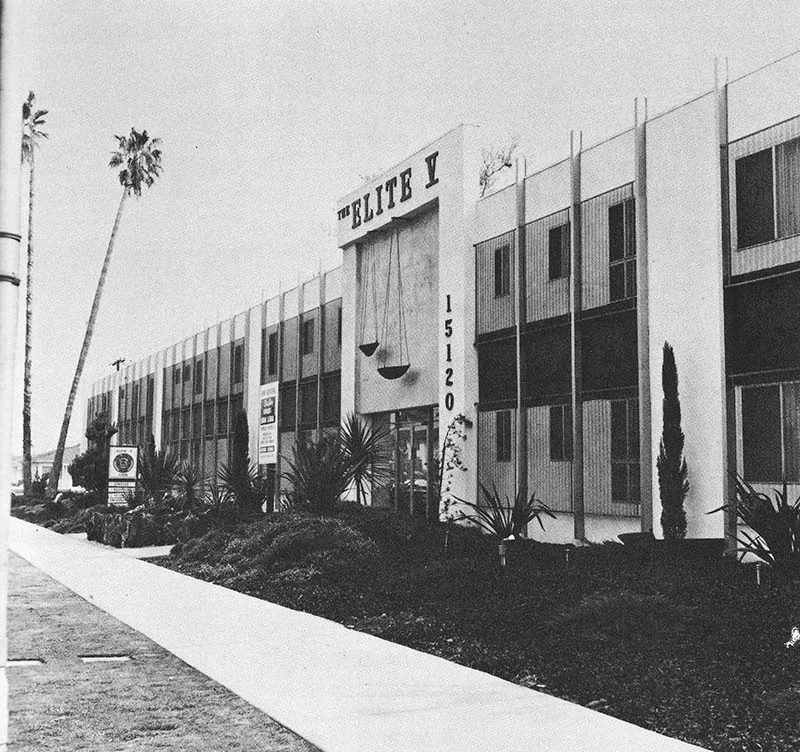Edward Ruscha, "15120 Victory Blvd.," from Some Los Angeles Apartments , 1965