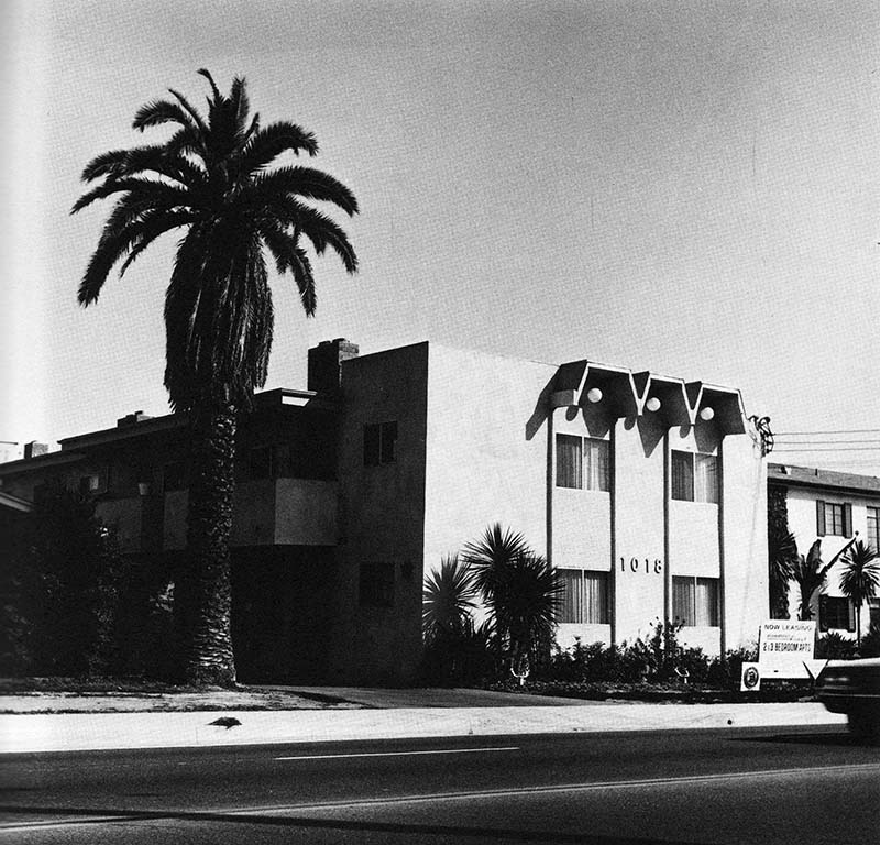Edward Ruscha, "1018 S. Atlantic Blvd.," from Some Los Angeles Apartments , 1965