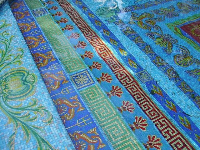 Pool Mosaic Detai , Casa Casuarina, Miami