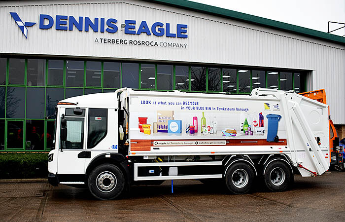 Ubico refuse truck