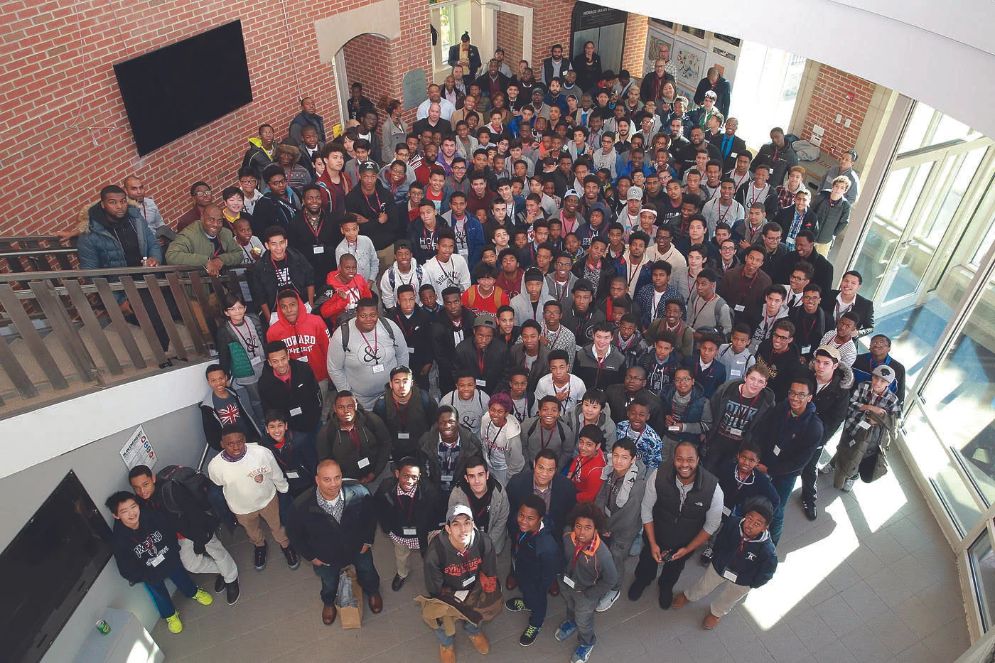 Photo courtesy of Dwight Vidale A collection of Participants at the young men of color symposium.