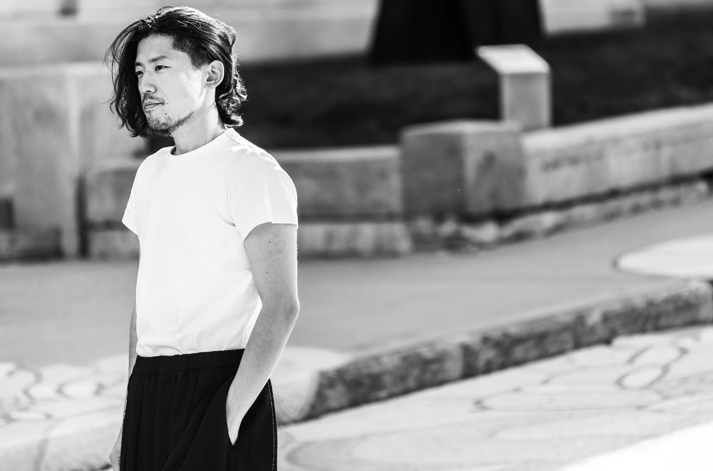 Qi's street photoshoot
