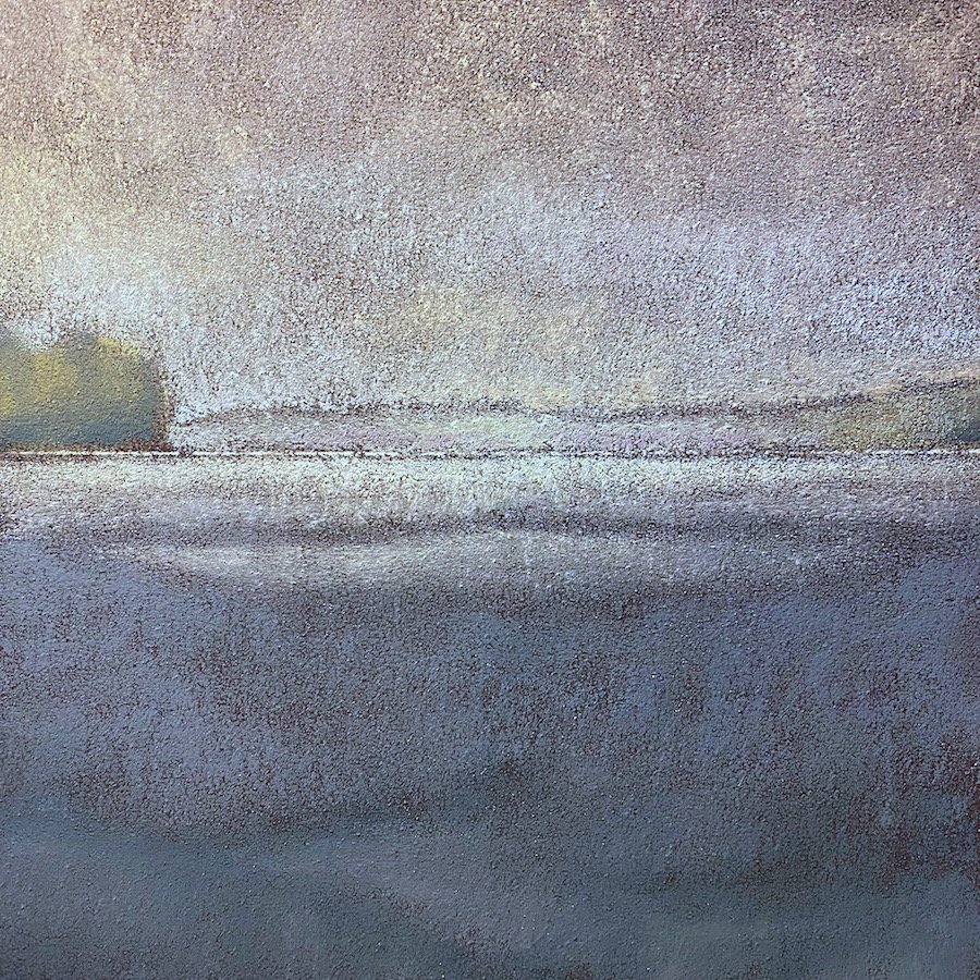 Fog on the Horizon. Lake Winnipesaukee
