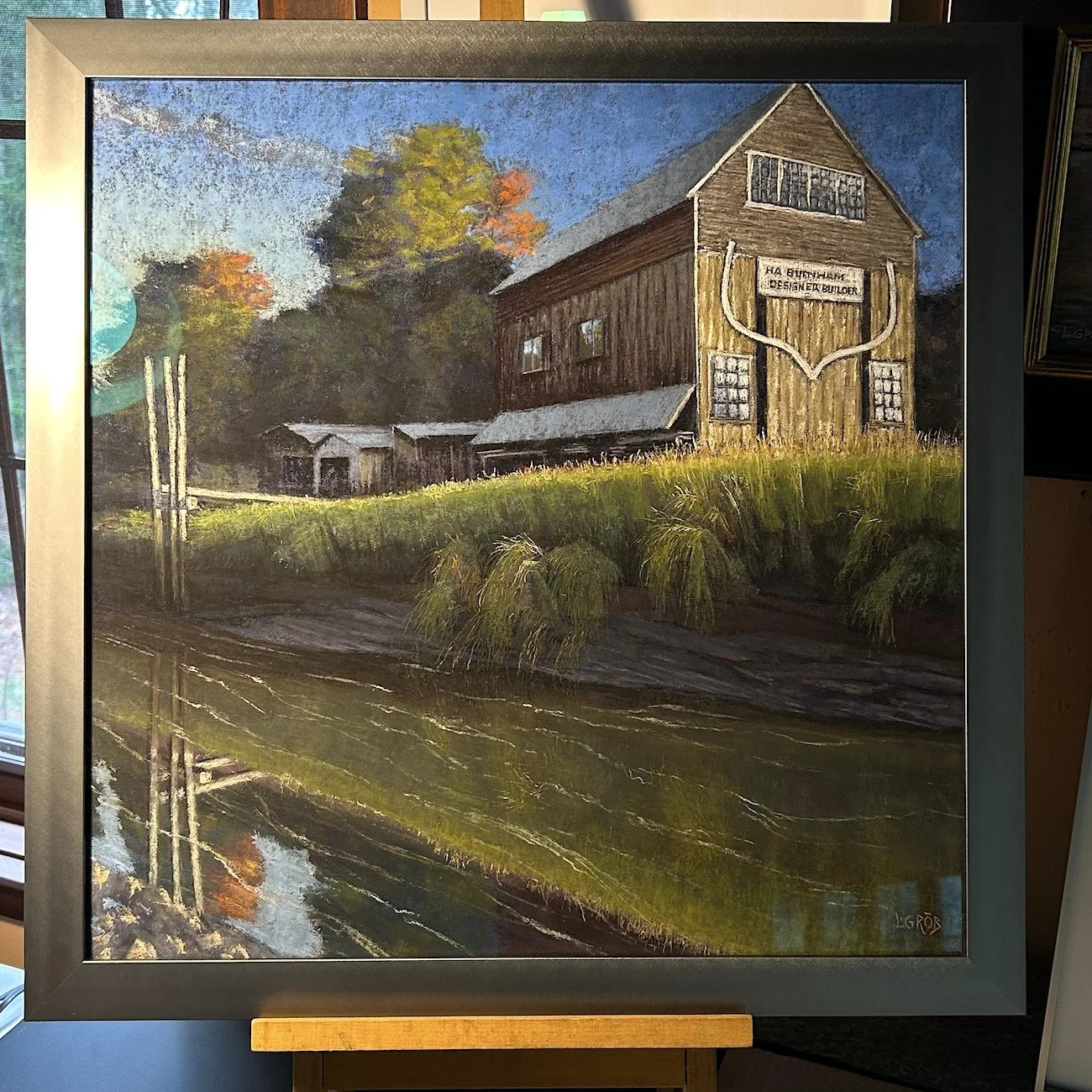 Living History.The Old Burnham Shipyard.Essex.framed.jpeg