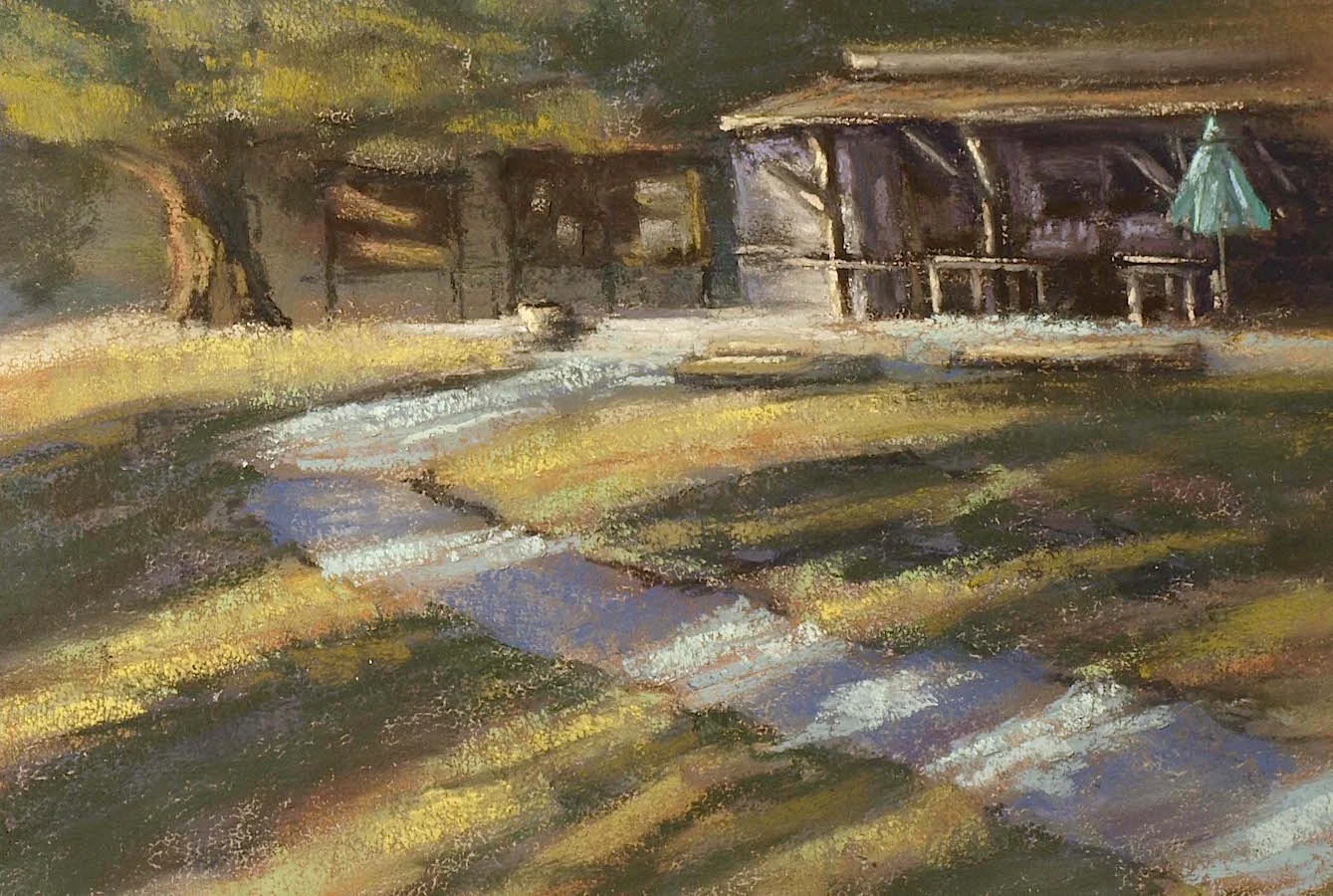 Farm Stand Evening. Land's Sake