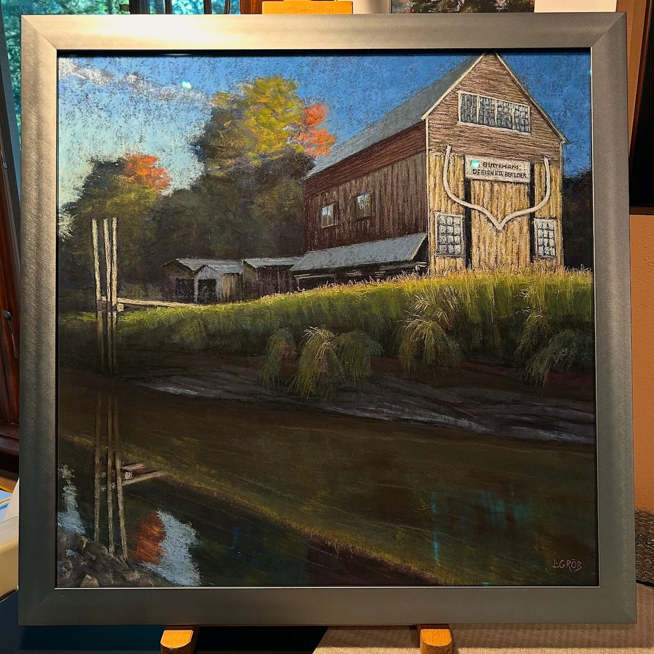 Living History.The Old Burnham Shipyard. Essex.framed.JPG