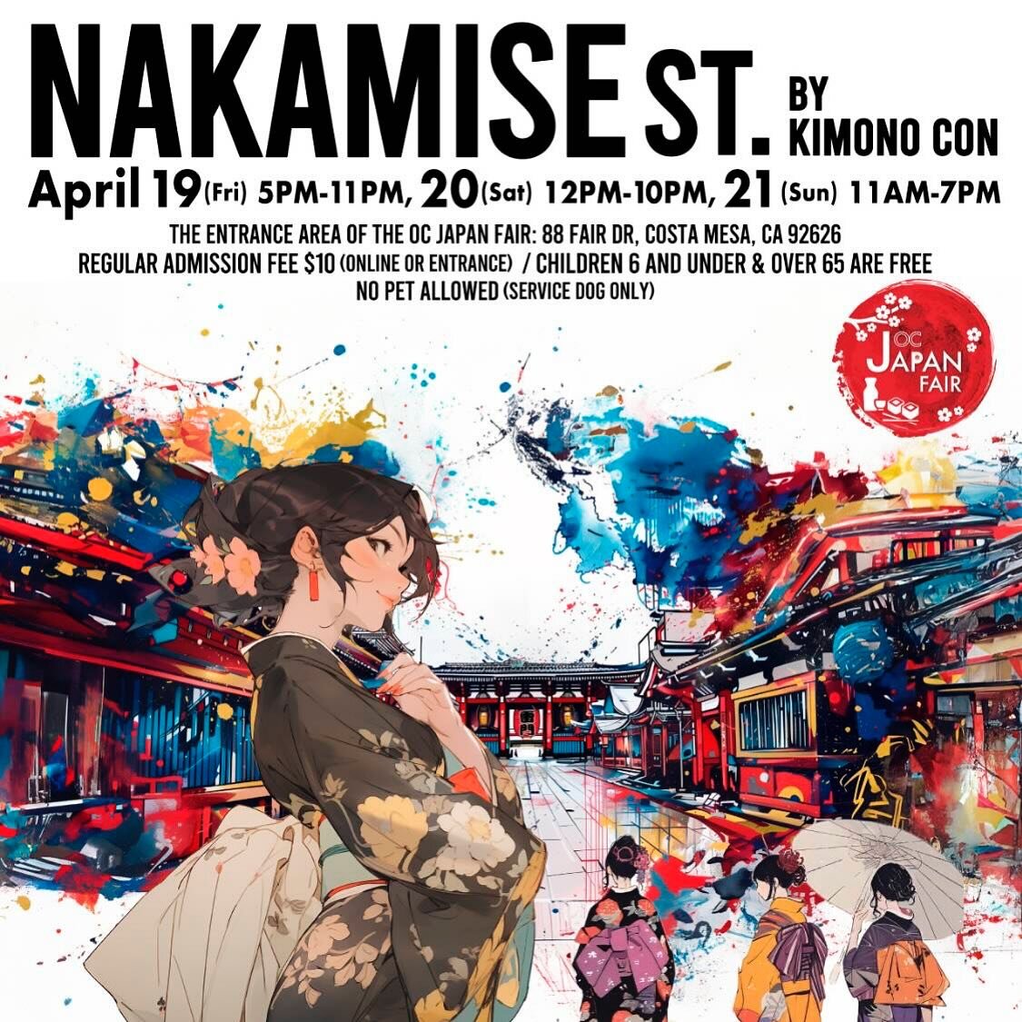 New area is coming to #ocjapanfair2024 🌸 Nakamise Street (仲見世通り) features traditional Japanese food, art, tea ceremonies, Kimono shop, and more! 

Follow @kimono_con for more information✨

#ocjapanfair #ocjapanfair2024 #japanesefestival #experiencej