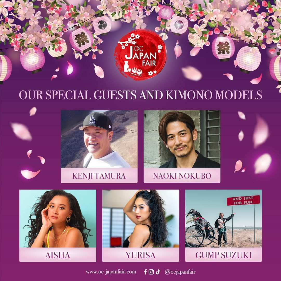 Our special guests and kimono models at #ocjapanfair2024 ✨ For full stage schedule lineup, check out our website or Instagram feed🌸

#ocjapanfair #ocjapanfair2024 #japanesefestival #experiencejapan #springevent
