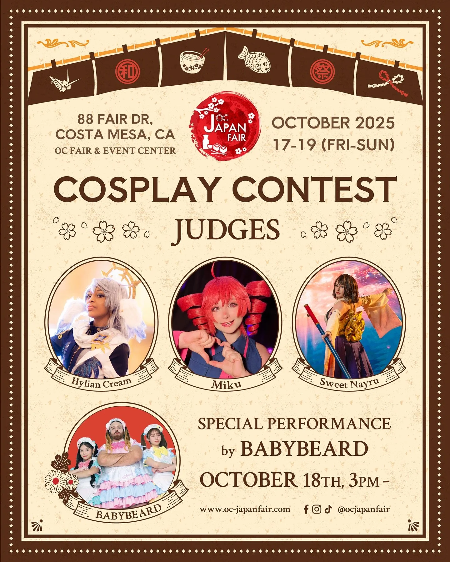 Join us on October 18, Saturday for Cosplay Contest and win amazing prizes provided by our sponsors, Animate, Bushiroad, Ohmonah, Pocari Sweat, ITO EN, Asahi, Bourbon and Glico✨

We are so excited to welcome @mikumiku___ , @sweetnayrucosplay &amp; @h