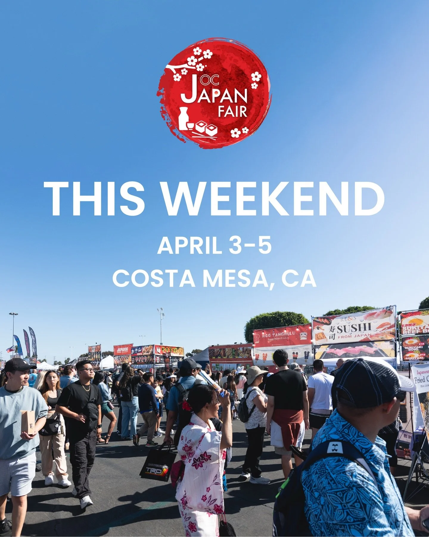 It&rsquo;s finally THIS WEEKEND! 🪭🇯🇵 Who&rsquo;s excited to experience Japan this weekend with food, drinks, music, performances, shopping, and so much more?👀❤️

🍣 65+ food vendors
🍶 40+ sake tastings
🎤 3 stages of entertainment
🪭 190+ vendor