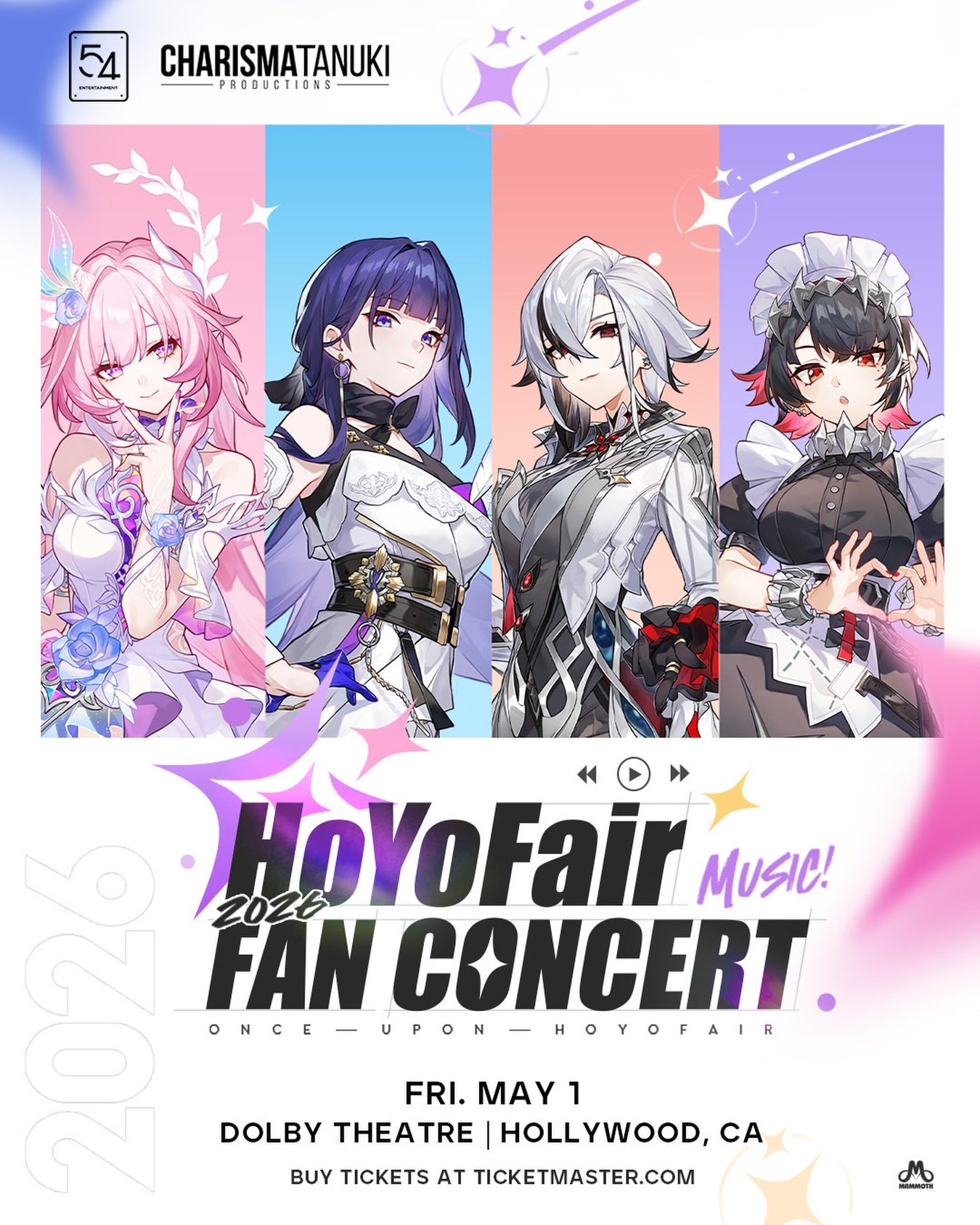 GIVEAWAY🎀 Want a chance to win TWO tickets to @HoYoFair Fan Concert at @dolbytheatre on Friday, May 1st?🤩⭐️

This unique event will feature musical performances from Honkai: Star Rail, Genshin Impact, Zenless Zone Zero, and Honkai Impact 3rd, all i