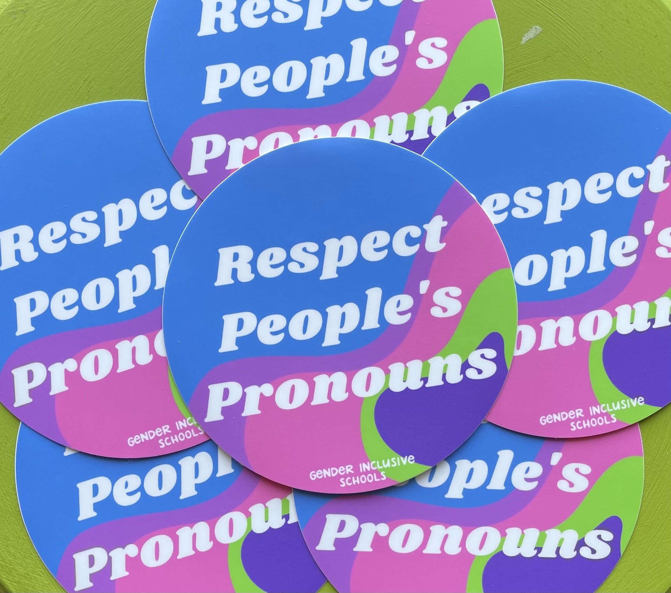 "Respect People's Pronouns" - Vinyl Sticker
