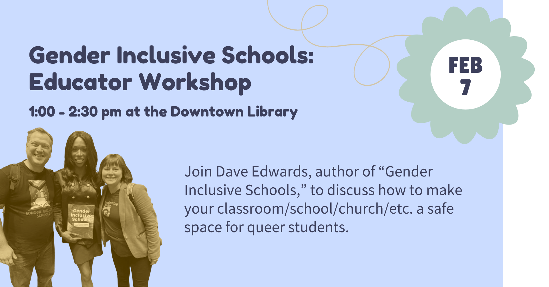 Affirming Gender Expansive Students at School: Educator Event