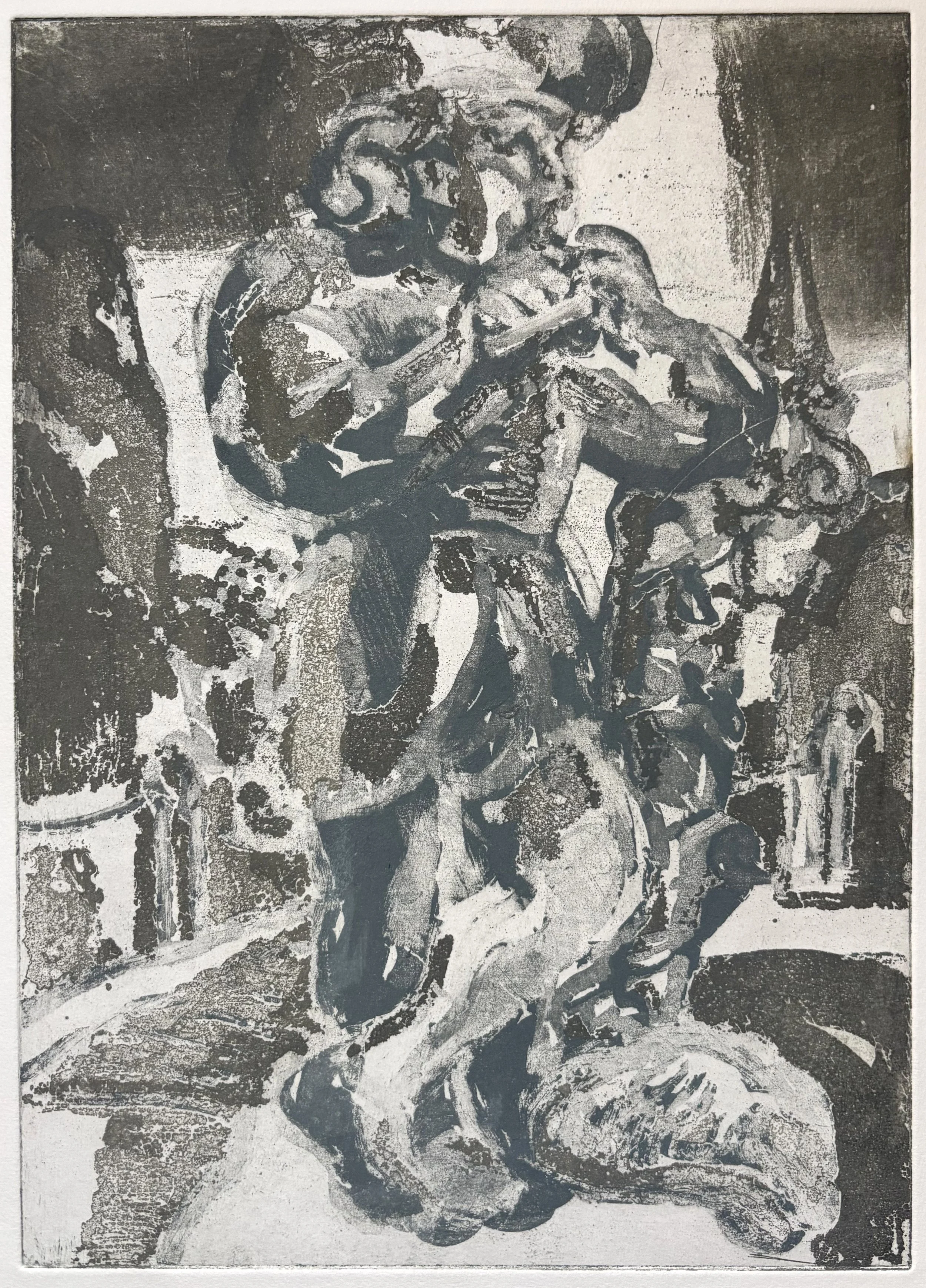 a statue in Canons Ashby