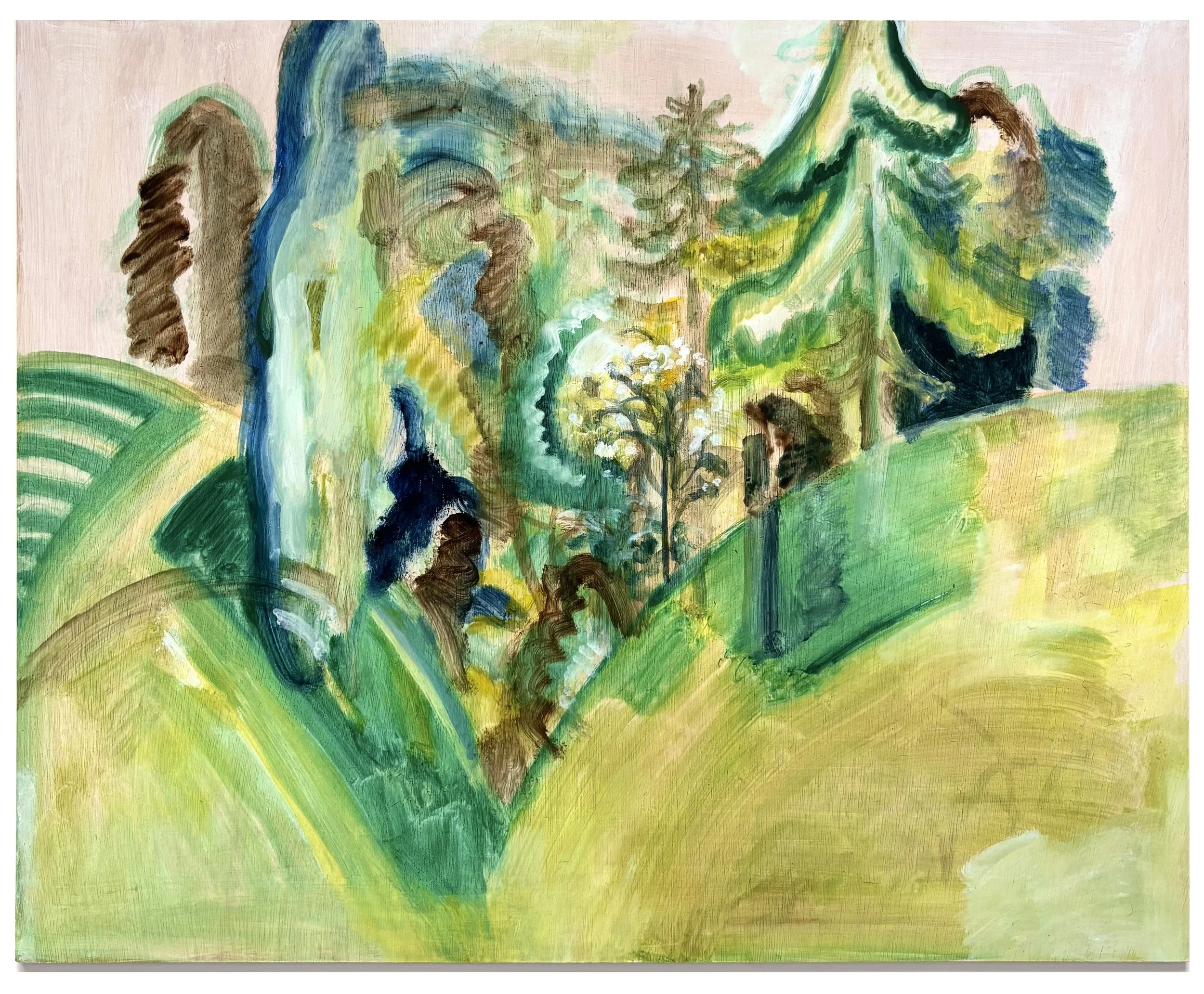  oil on wood panel 40.5×50.5cm  