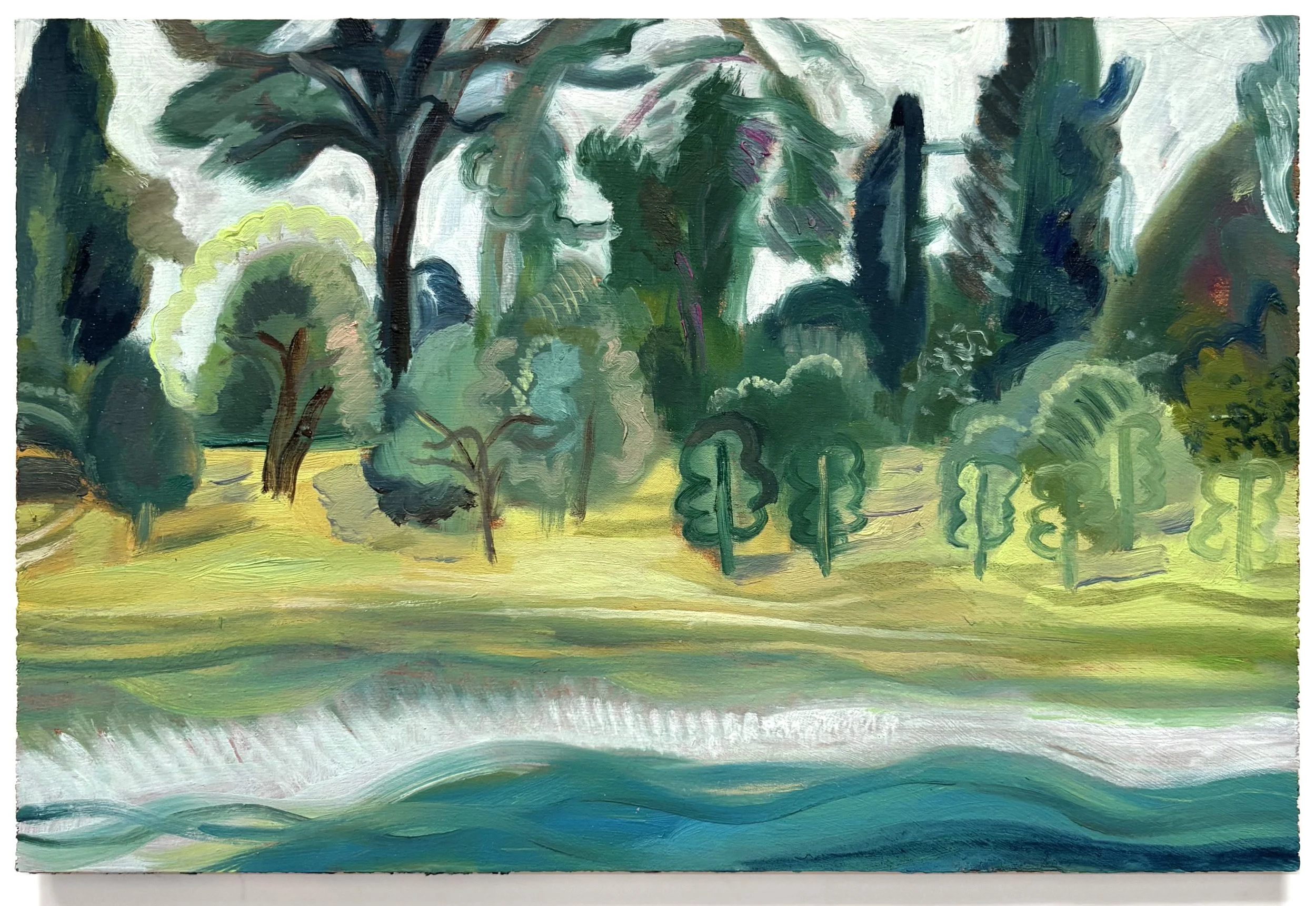 flowing green
