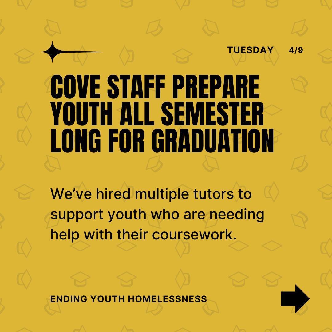 Graduating high school is a wonderful accomplishment for any student. We're obviously biased, so we'll say it's even more incredibe for a teenager who is experiencing homelessness. 

Walking across the stage happens in one day, but the work to get to