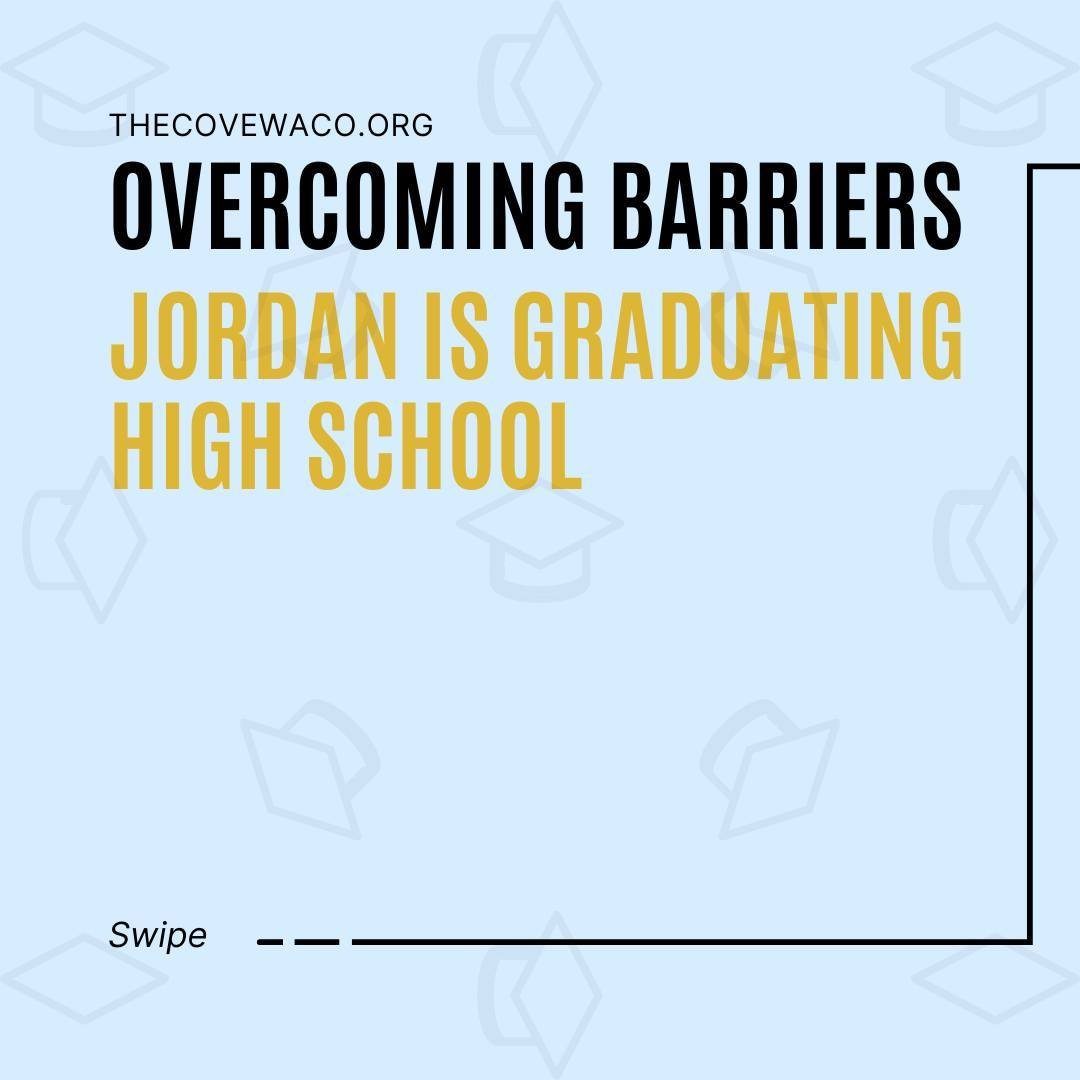 Congratulations, Jordan, for turning your life around and graduating high school. #ClassOf2024 #EndingYouthHomelessness #graduation