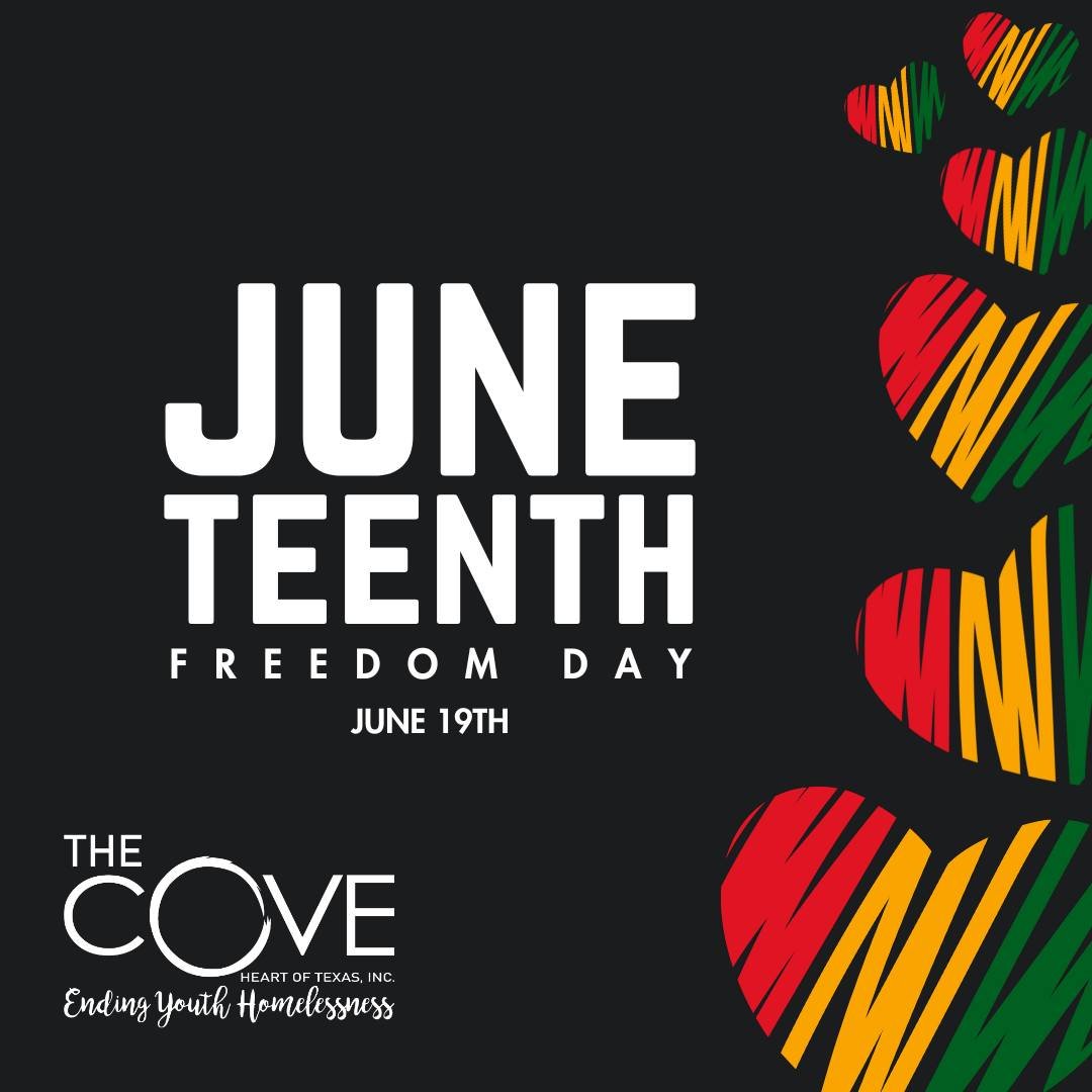 In honor of Juneteenth, The Cove is closed today as we reflect on the significance of this day and celebrate freedom, resilience, and Black heritage.

We&rsquo;ll reopen tomorrow for normal operations. All youth are safe and supported, and as always,