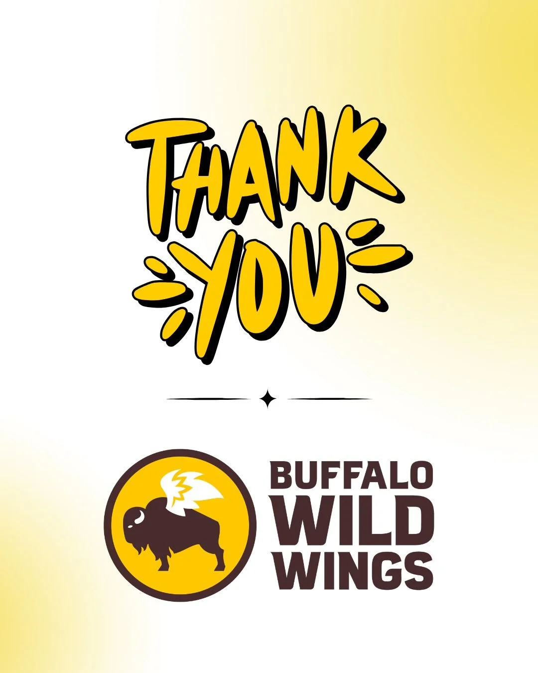 Thank you, Buffalo Wild Wings, for being a Visionary Sponsor of The Cove! Their generosity means so much to us and our youth, and we are thankful for their ongoing support ❤️