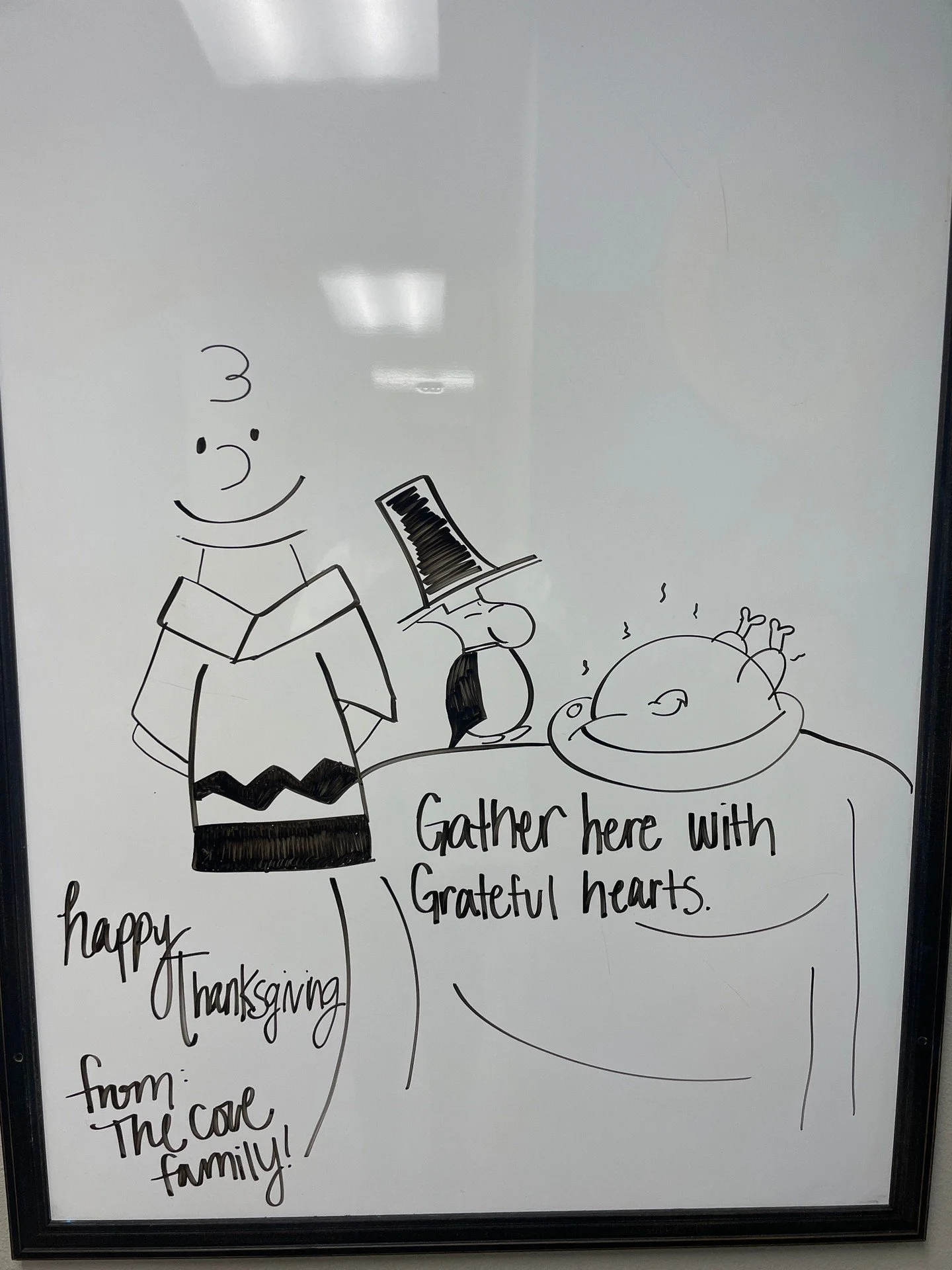 Happy Thanksgiving from The Cove! There is so much we are thankful for, but most of all, we are thankful for the youth we get to serve! 

That can look like tutoring, driving youth to work, playing a game with them, or even just listening to them tal