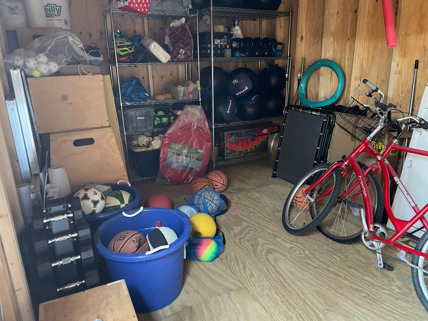 What kid doesn&rsquo;t like basketball or playing sports from time to time? We know our youth do, so we make sure to provide a shed full of gym equipment and a basketball hoop. 

Some youth can&rsquo;t afford to devote the time or money to play the s