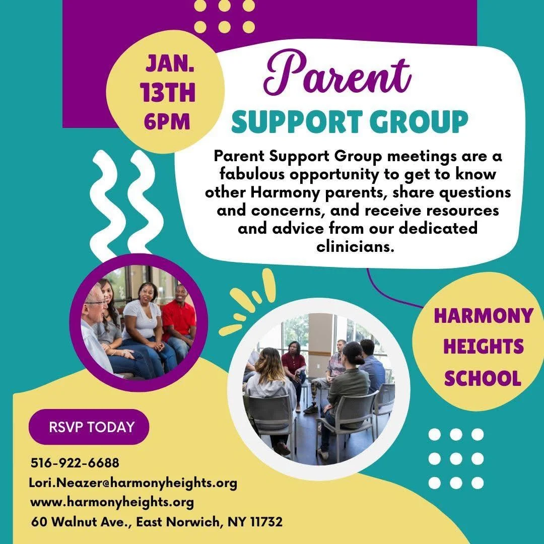 Your teen isn&rsquo;t in this alone&mdash;and neither are you.

At Harmony Heights, we know how important it is for families to feel supported too. That&rsquo;s why we host monthly Parent Support Group meetings&mdash;a space to connect, share, and gr