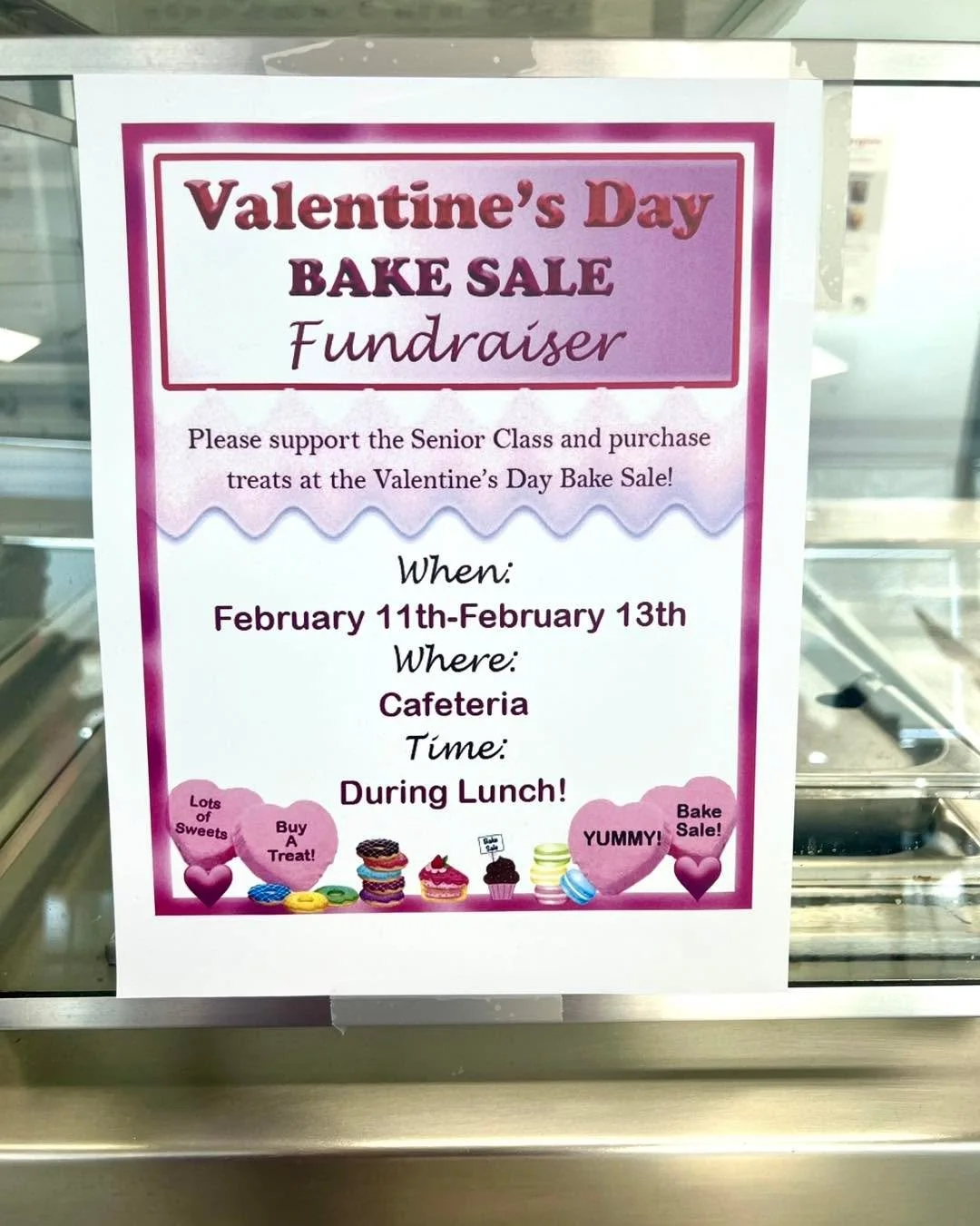 We&rsquo;ve had a number of inquiries about how to support our seniors&rsquo; bake sale this week to raise funds for the Senior Prom and Senior Trip. If you&rsquo;d like to support the seniors&rsquo; efforts, you can make a donation through our websi