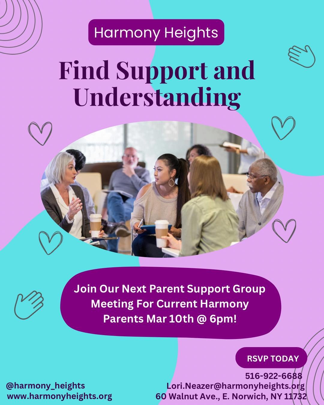 Parenting a child navigating mental health challenges can feel overwhelming&mdash;but you don&rsquo;t have to carry it alone. Harmony Heights&rsquo; Parent Support Group offers a welcoming space to connect with other parents, share experiences, and g