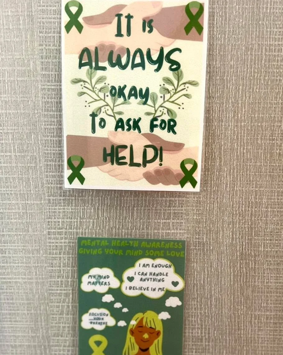 Sometimes the world can feel heavy. When that happens, it&rsquo;s normal to find ourselves struggling more than usual. If you&rsquo;re feeling overwhelmed, please remember: it&rsquo;s okay to ask for help.

Mental health is an essential part of overa
