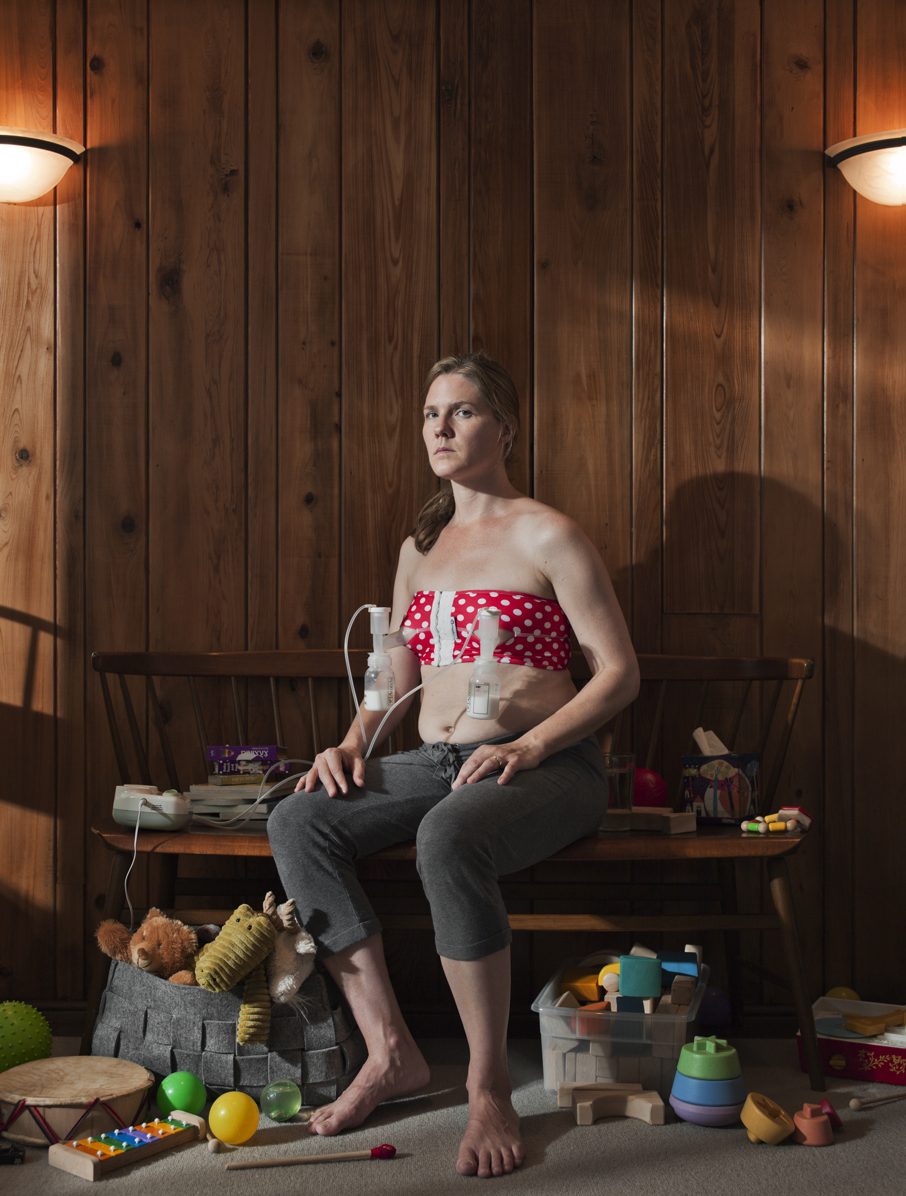 Self-Portrait With Breast Pump, 2013