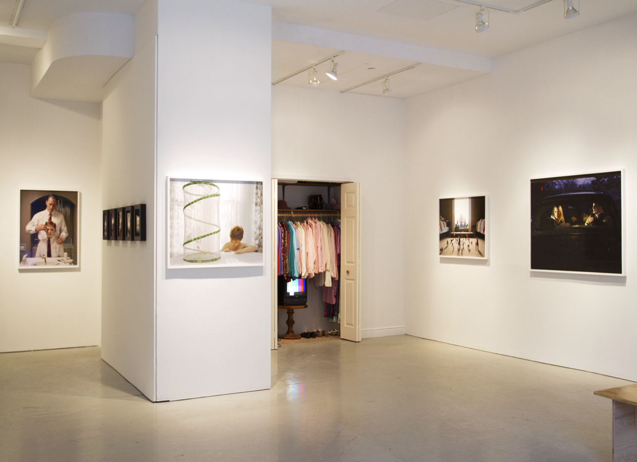 Grandmother's Closet Installation (with sound and scent), Storytelling Exhibition at Andrea Meislin Gallery, 2013