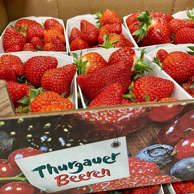 Was haben wir denn da erhalten?! 😍
Die ersten Thurgauer Erdbeeren!!!🕺🏼🥳 #erdbeeren🍓 #thurgau #yeah #frisch #erhalten #stayhome #bleibtgesund #wirschaffendas💪 #freshfromthegarden #gastronomie #instafood