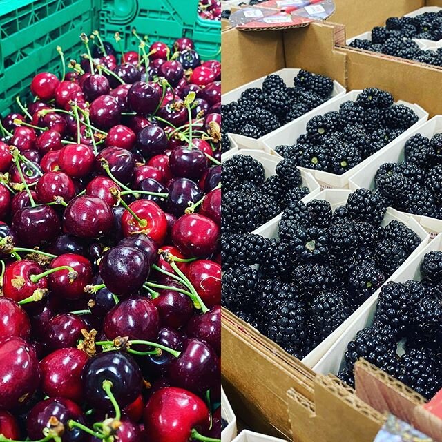 🔊Gerade frisch erhalten 🍒🇨🇭 #ausderregion #kirschen #brombeeren #🇨🇭#foodporn #instafood #foodinspiration #gastronomie #gastro #thurgau #freshveggies #foodstagram #🍒