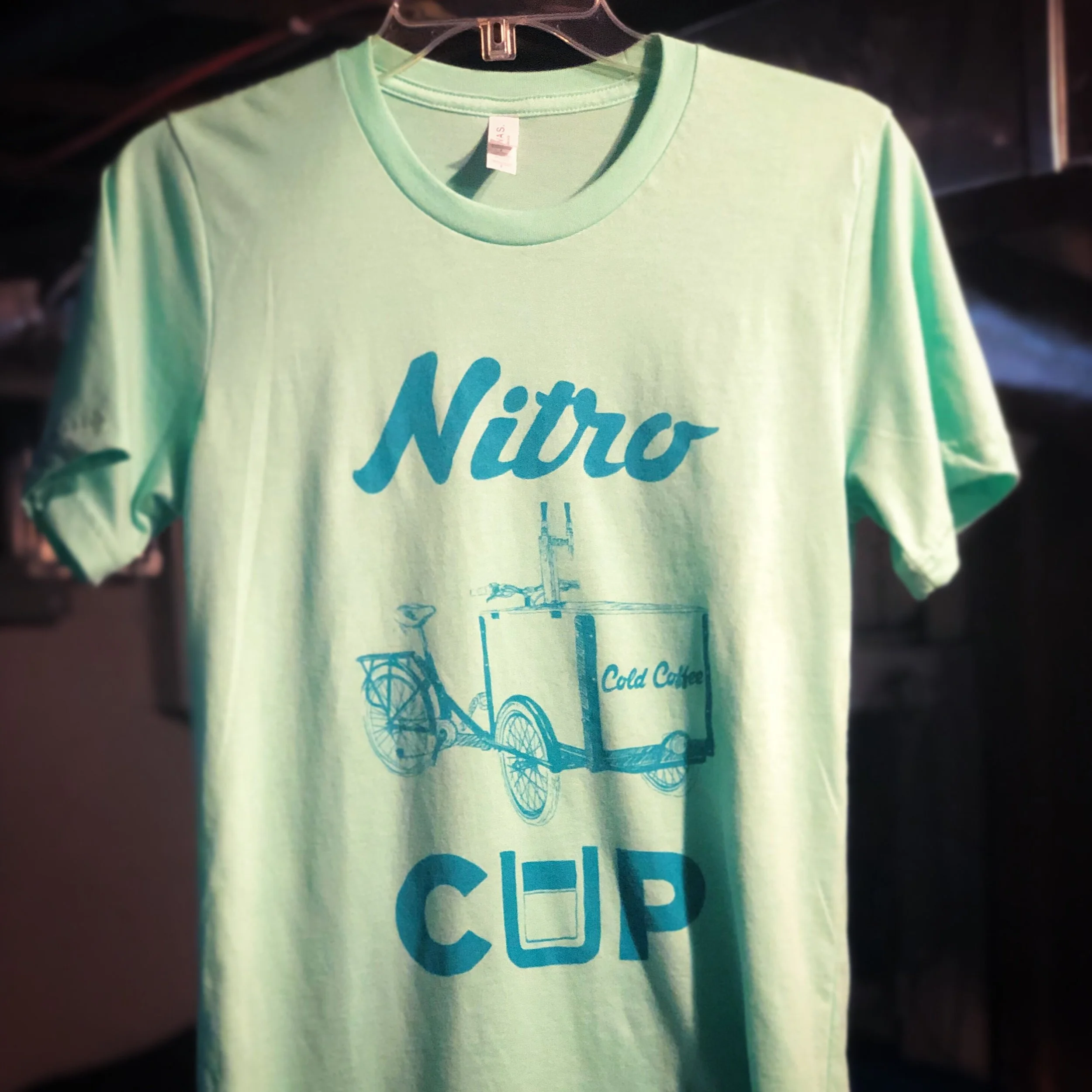 Sketched Trike Tee -- Mint