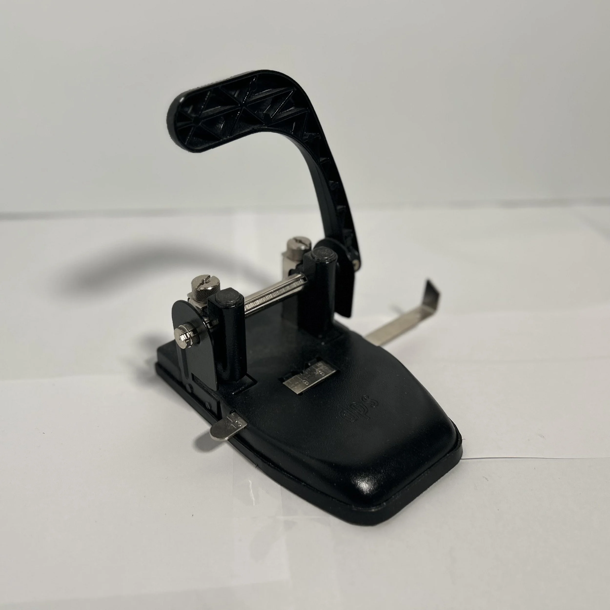 Adjustable Heavy-Duty Two-Hole Punch