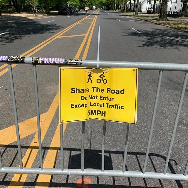 Loving the streets that are closed to pedestrians!! Hope this trend stays. 
#openstreets #moreplay #lesscars #brooklyn #nyc
