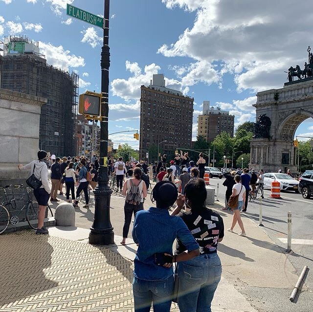 It was great to take part in a walk through Prospect Park yesterday in solidarity with #blacklivesmatter  the broken hearted families of George Floyd, Breonna Taylor, Amaud Arbery, and every person and family impacted by police brutality and racist l