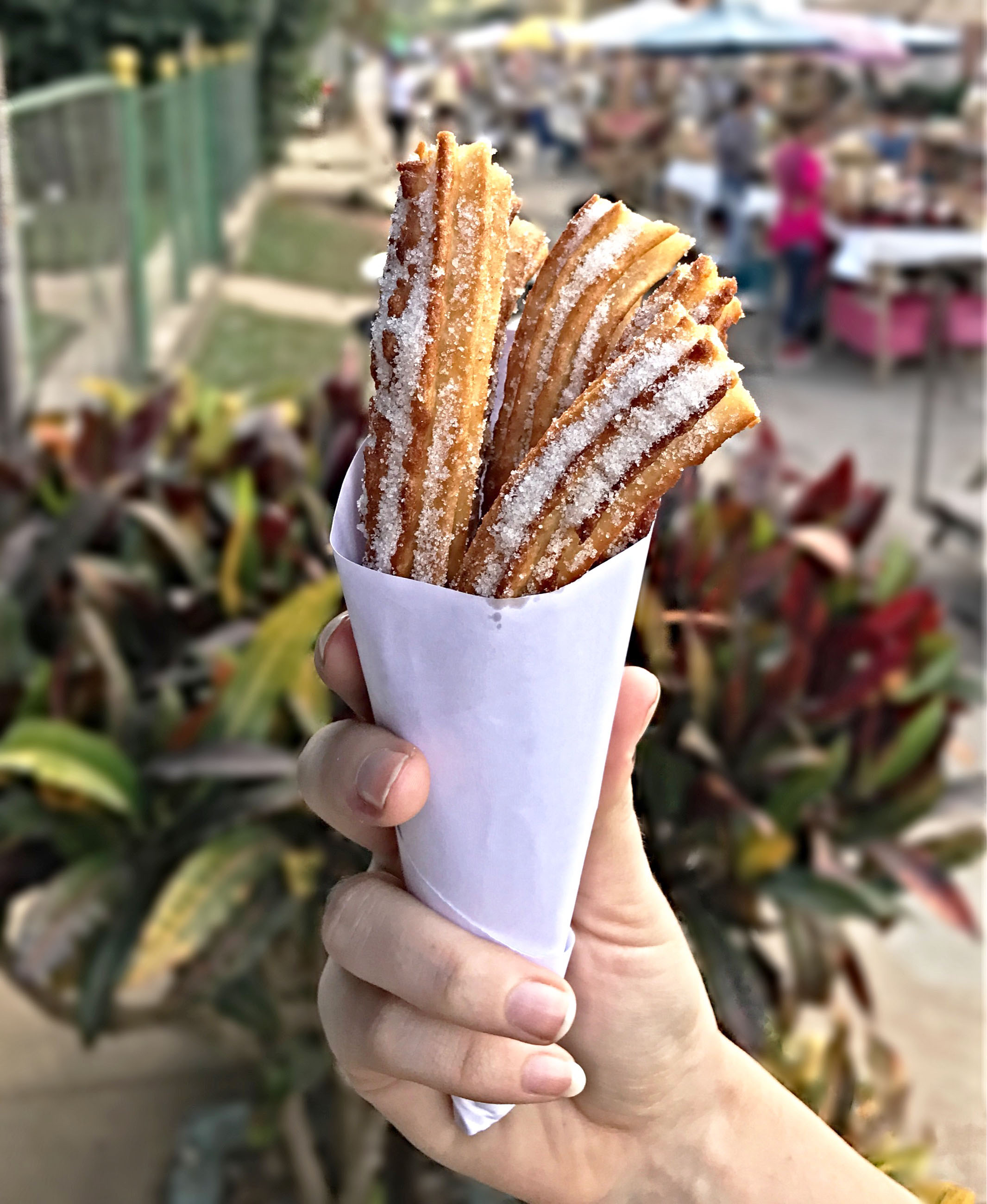 Photo Credit: Anna Bryant churros being sold out of someone's house