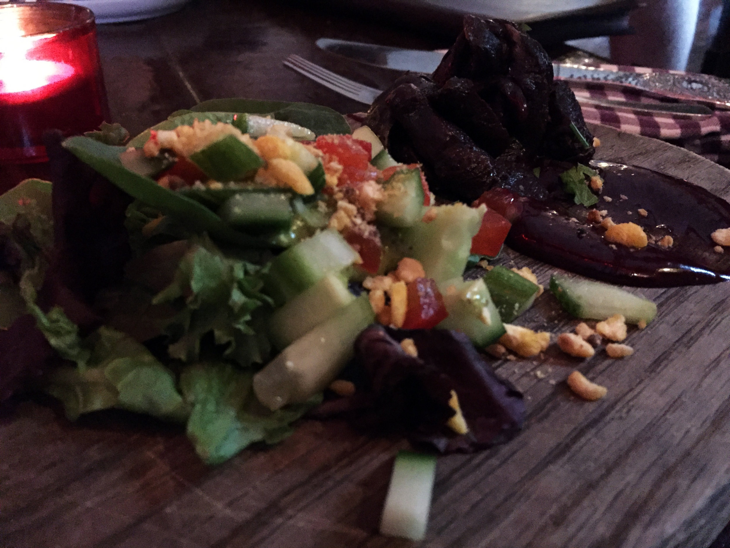 Photo Credit: Anna Bryant What is that purplish mound? Oh why it is smoked puffin. How can such a cute little bird produce such a disgusting pile of meat.