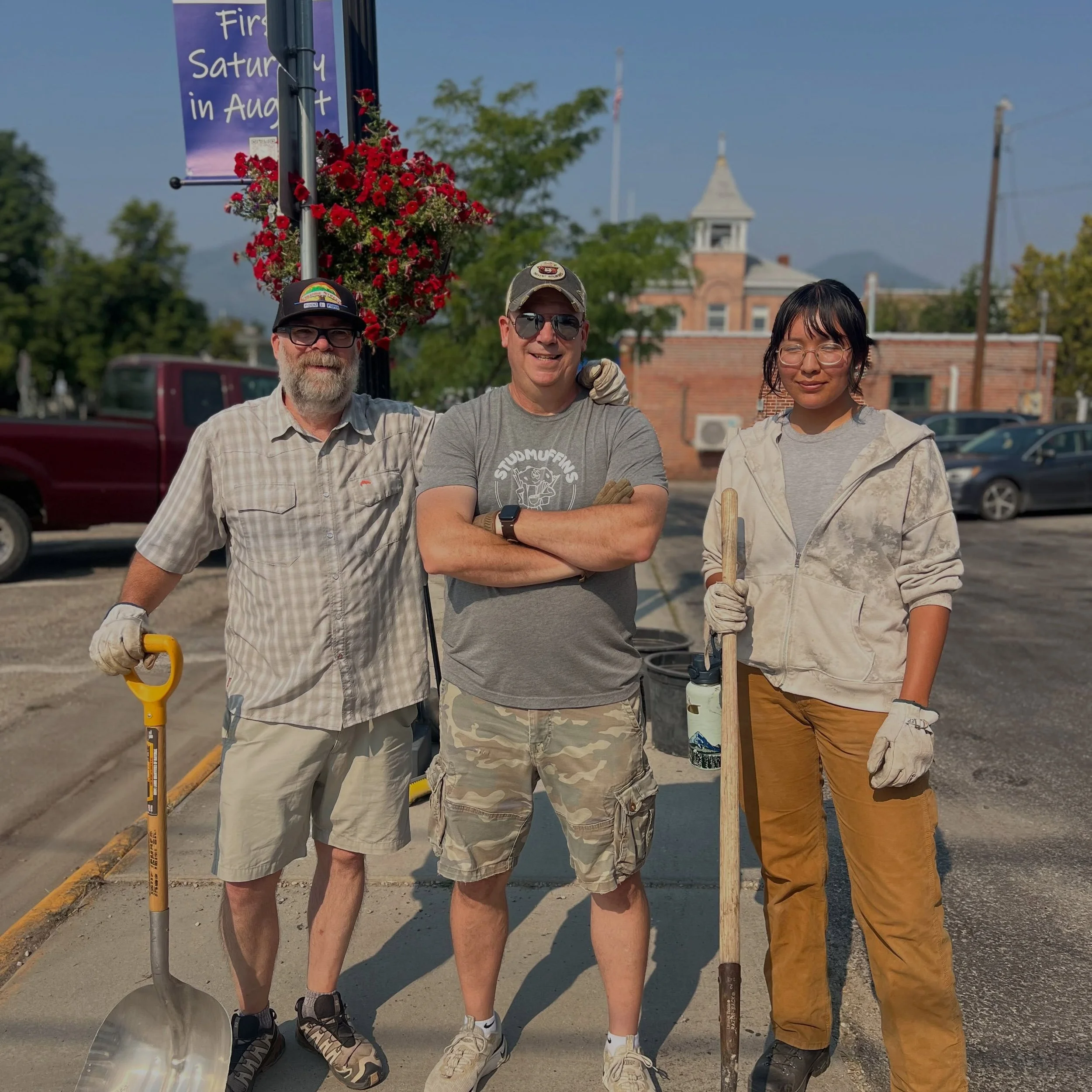 A huge thank-you to the students and staff from the Trapper Creek Job Corps Forestry Conservation &amp; Firefighting trade for coming to Downtown Hamilton and tackling weeds along our sidewalks and crosswalks! Your hard work made an immediate differe