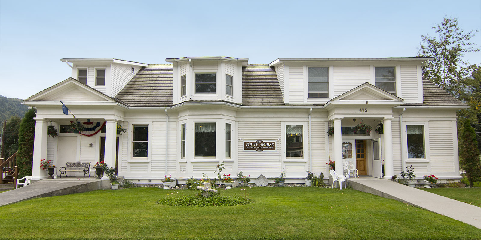The White House bed and breakfast is an historic Skagway residence from 1902.